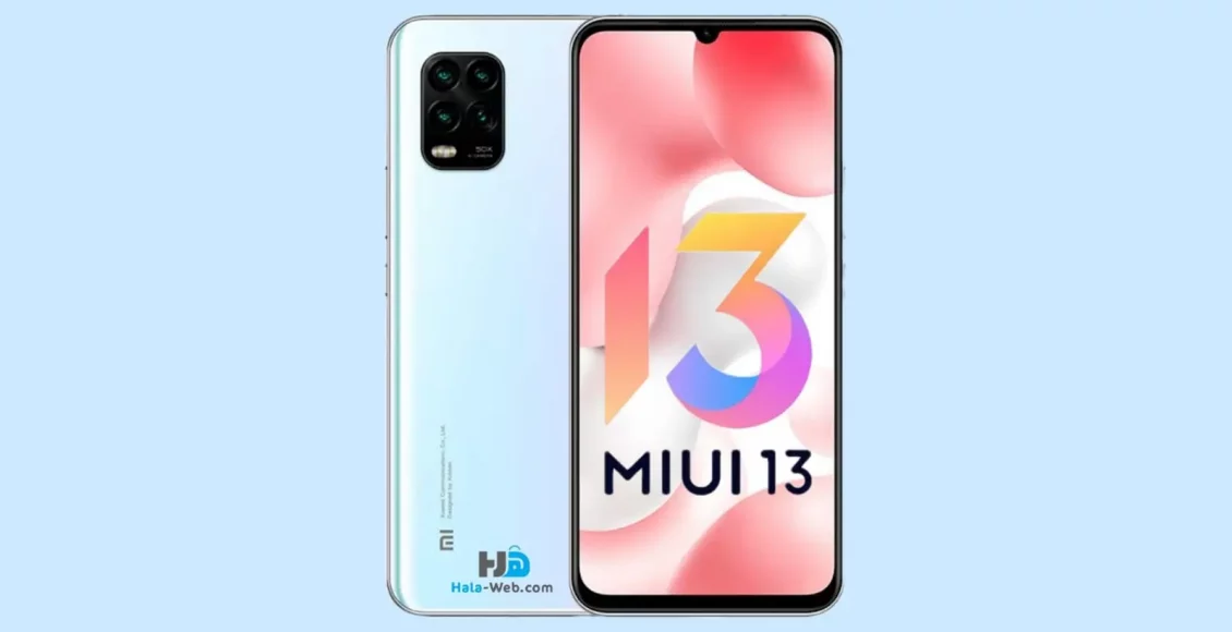 تحديث اندرويد 12 (MIUI 13) شاومي 10 لايت مستقر عالمي