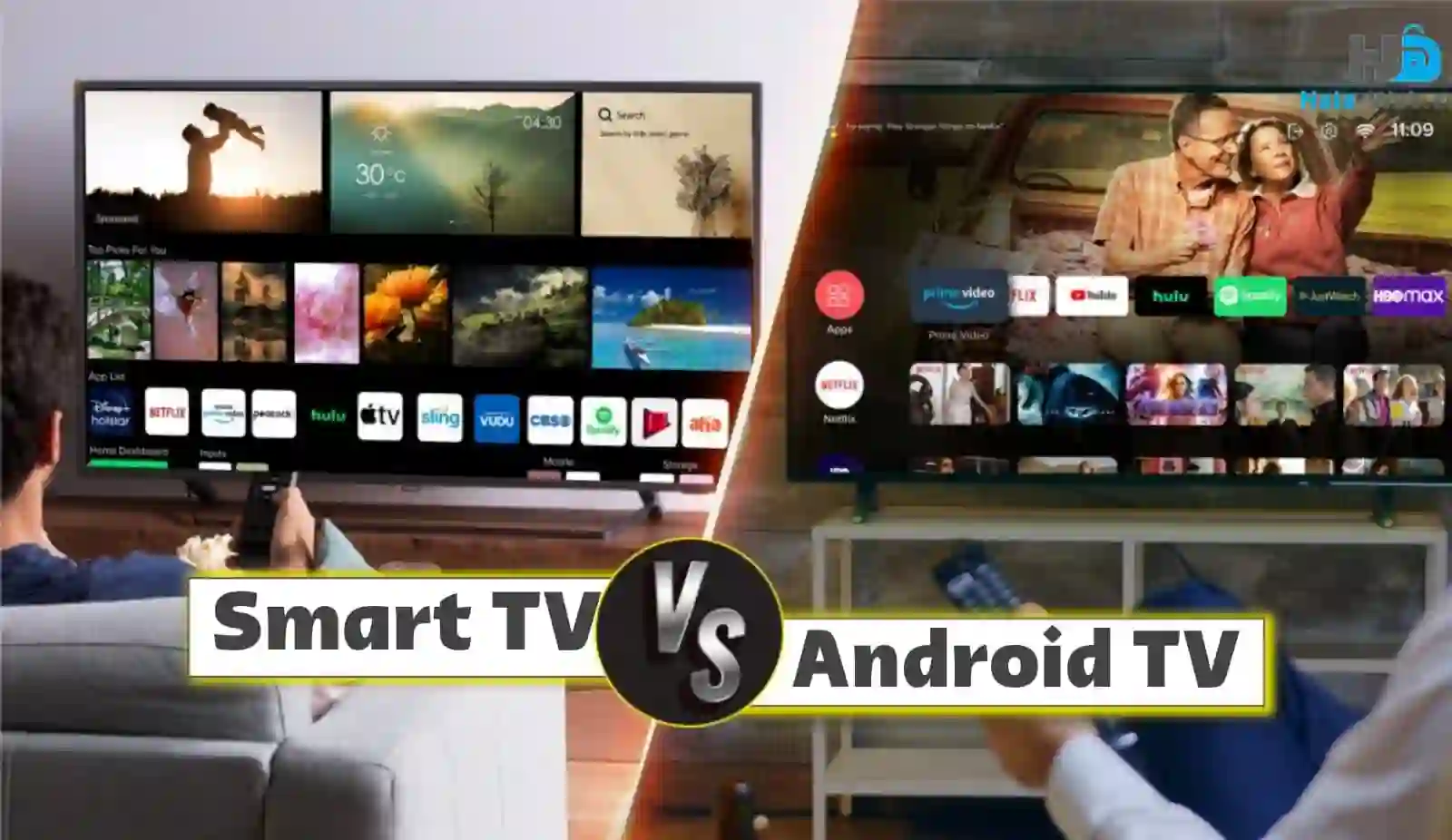 الفرق بين Smart TV و Android TV