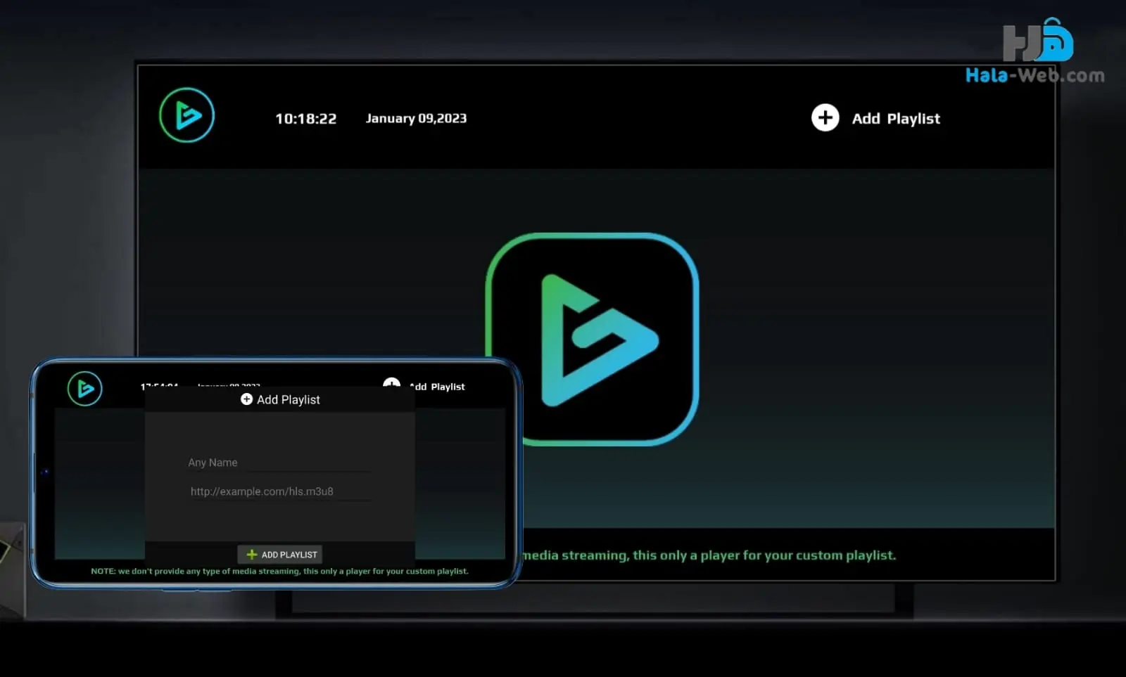 ننزيل GTV Player مشغل Green TV على شاشات التلفزيون